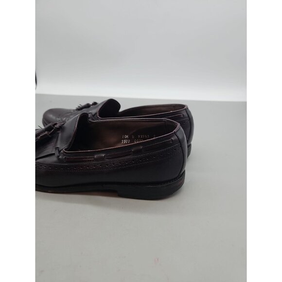 Allen Edmonds Arlington Burgundy Wingtip Brouge Kiltie Tassel Loafers Mens 10.5‎ main image 8